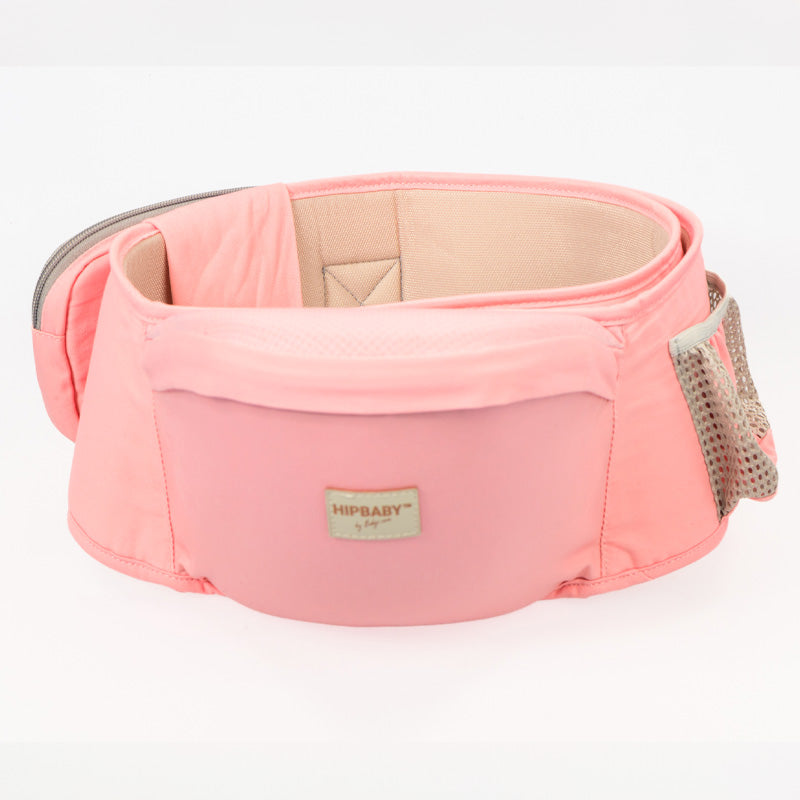 un porte bébé rose pratique